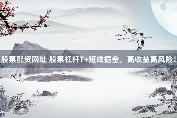 股票配资网址 股票杠杆T+短线掘金，高收益高风险！