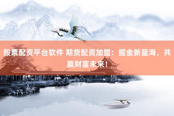 股票配资平台软件 期货配资加盟：掘金新蓝海，共赢财富未来！