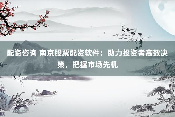 配资咨询 南京股票配资软件：助力投资者高效决策，把握市场先机
